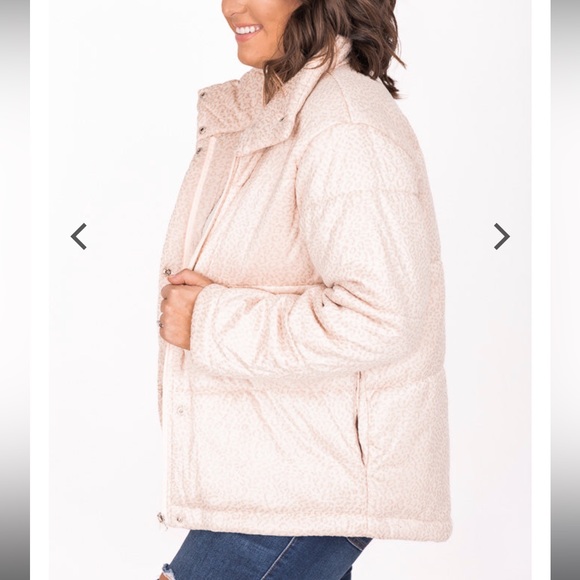 XS Pink Lily Animal Print Jacket - Picture 4 of 9